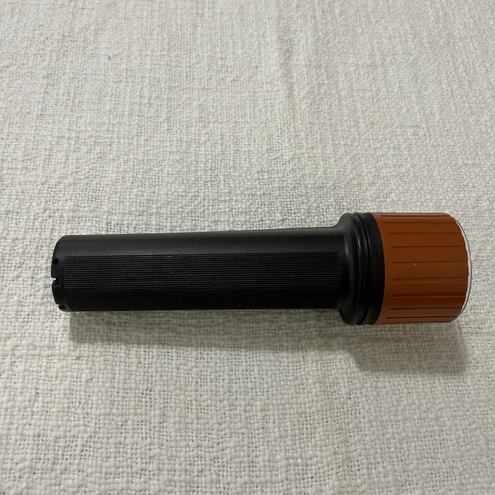 Vintage Duracell Durabeam With Working Bulb Brown Orange 70's Style Plastic 2x D